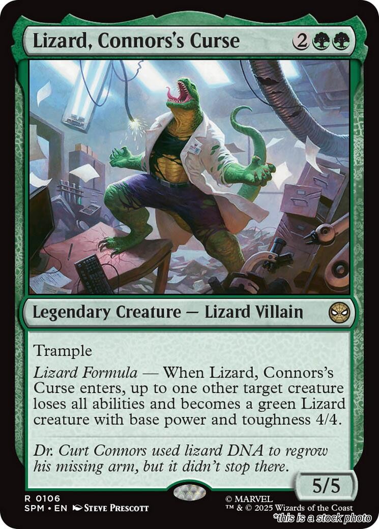 Lizard, Connors's Curse