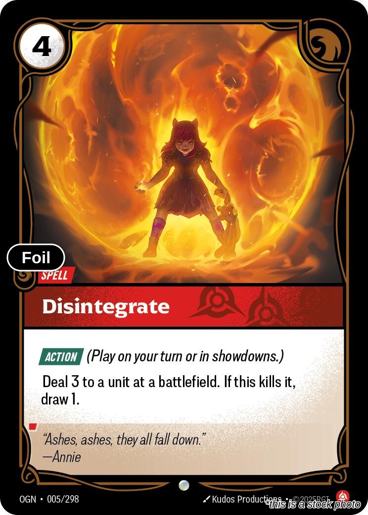 Disintegrate