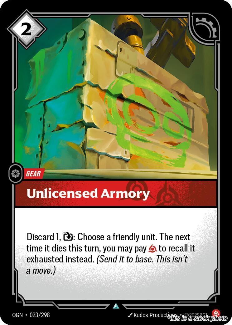 Unlicensed Armory