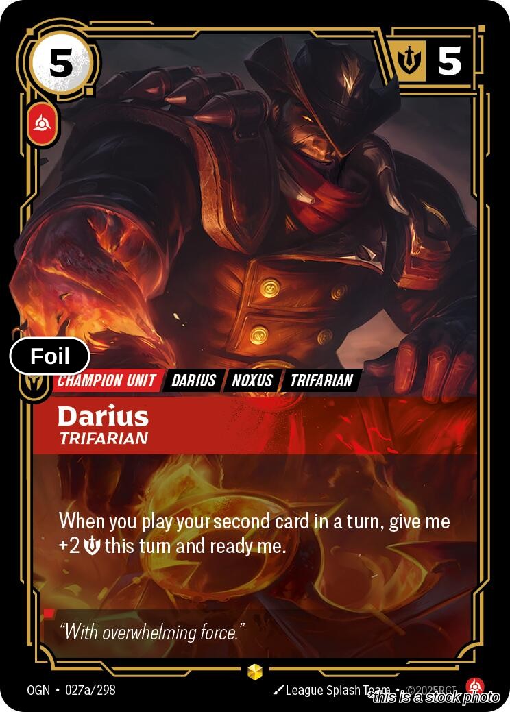 Darius, Trifarian (Alternate Art)