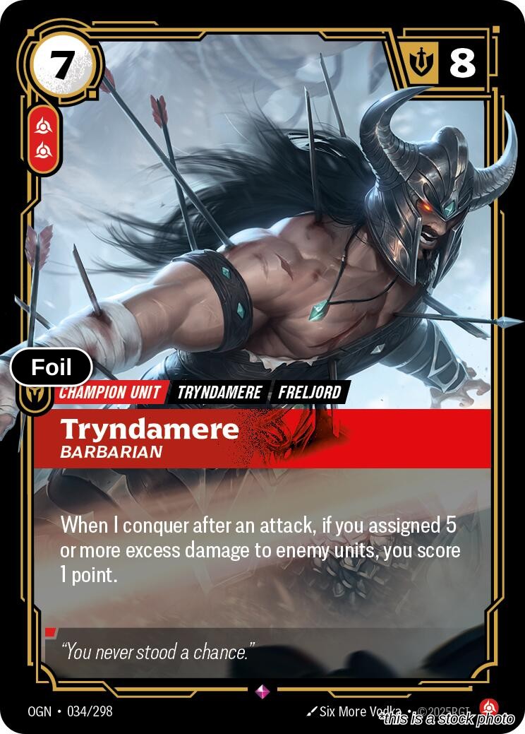 Tryndamere, Barbarian