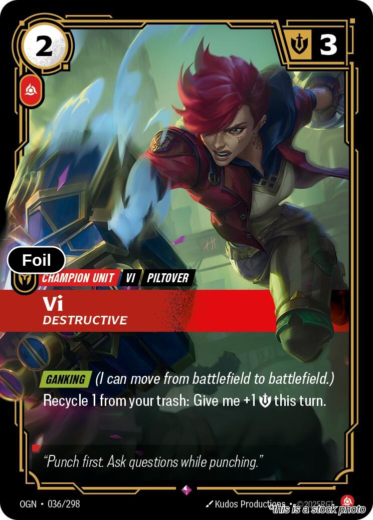 Vi, Destructive