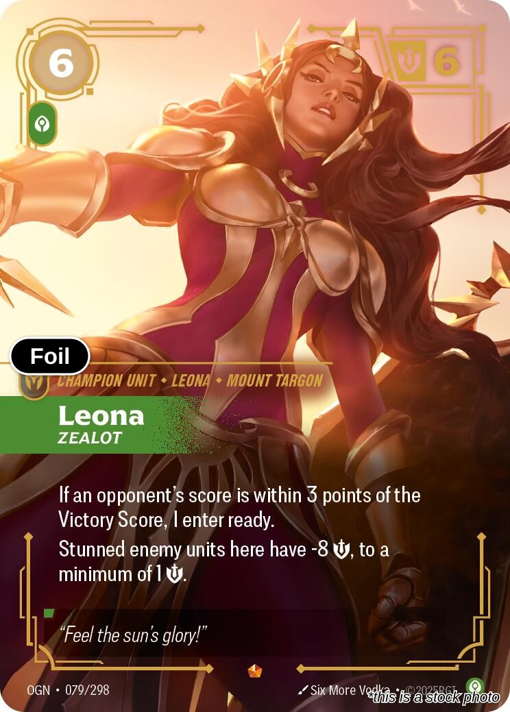 Leona, Zealot