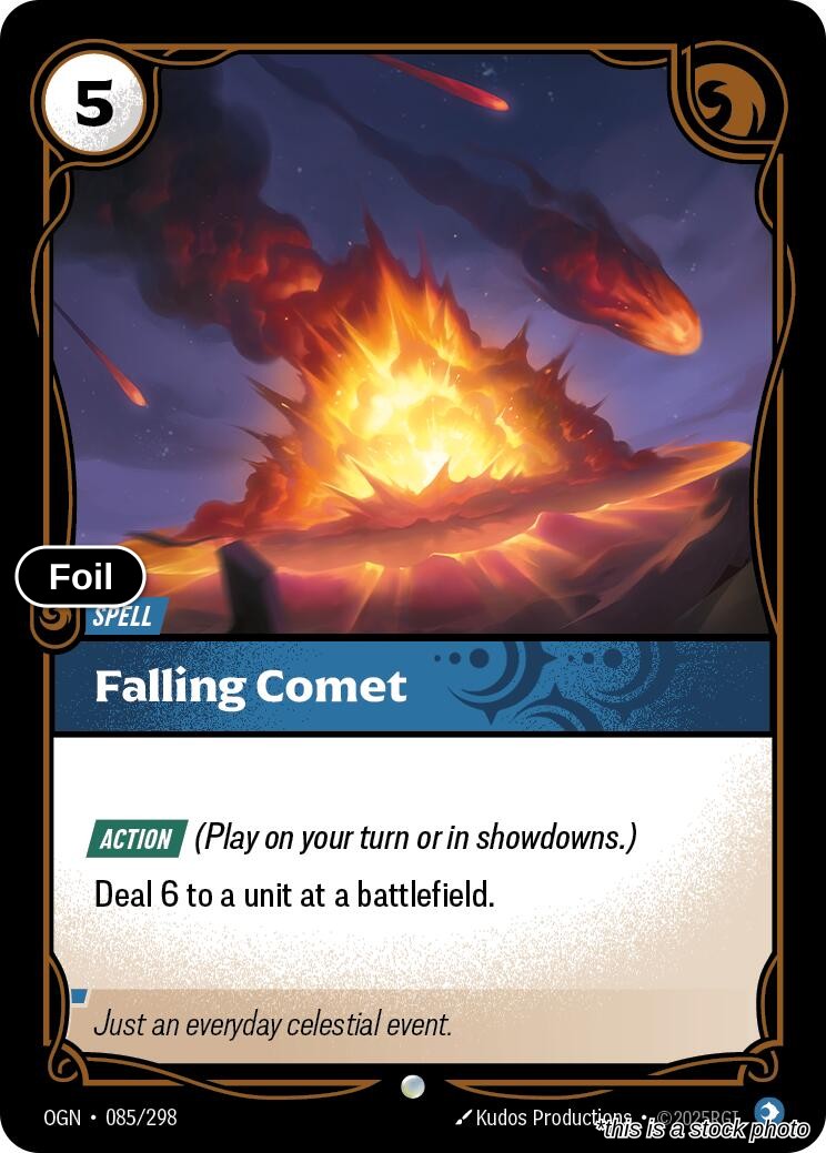 Falling Comet