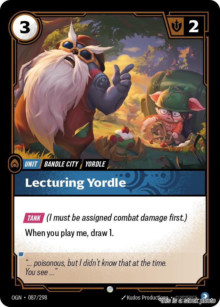 Lecturing Yordle