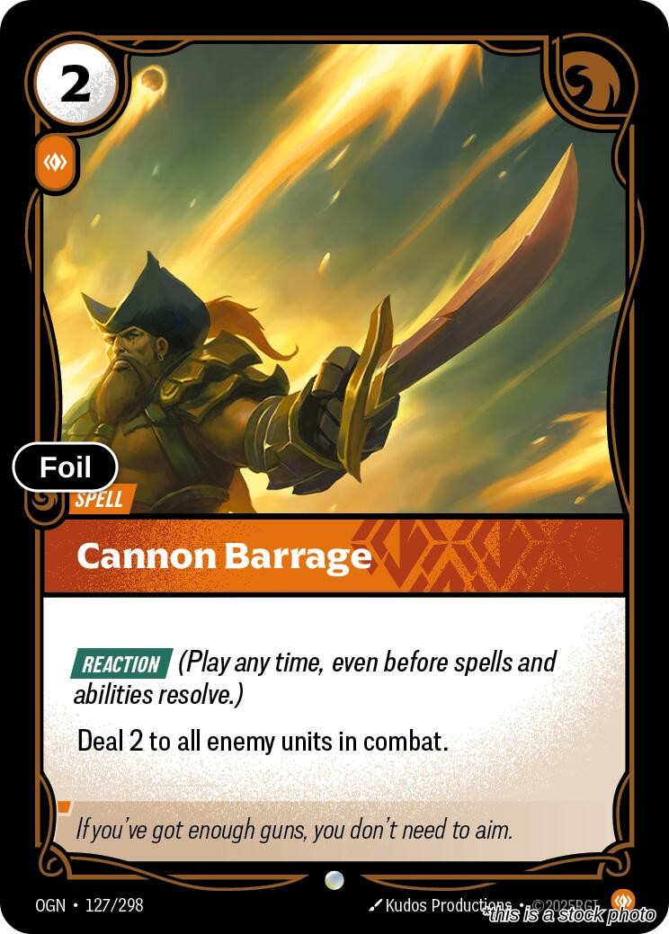 Cannon Barrage