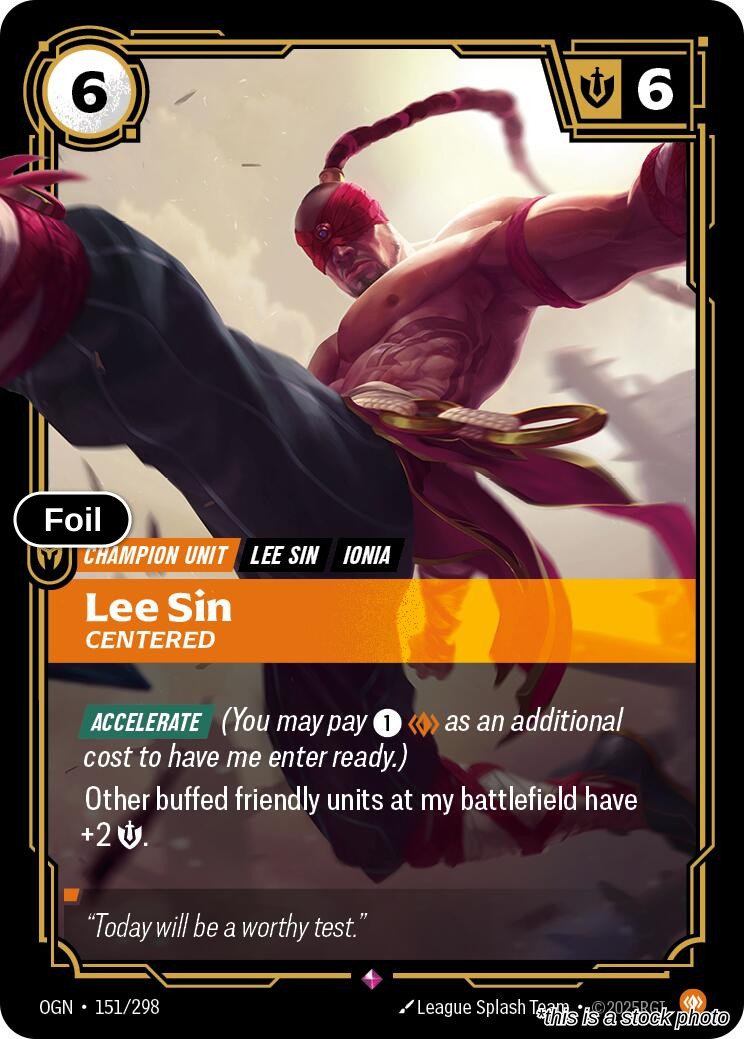 Lee Sin, Centered