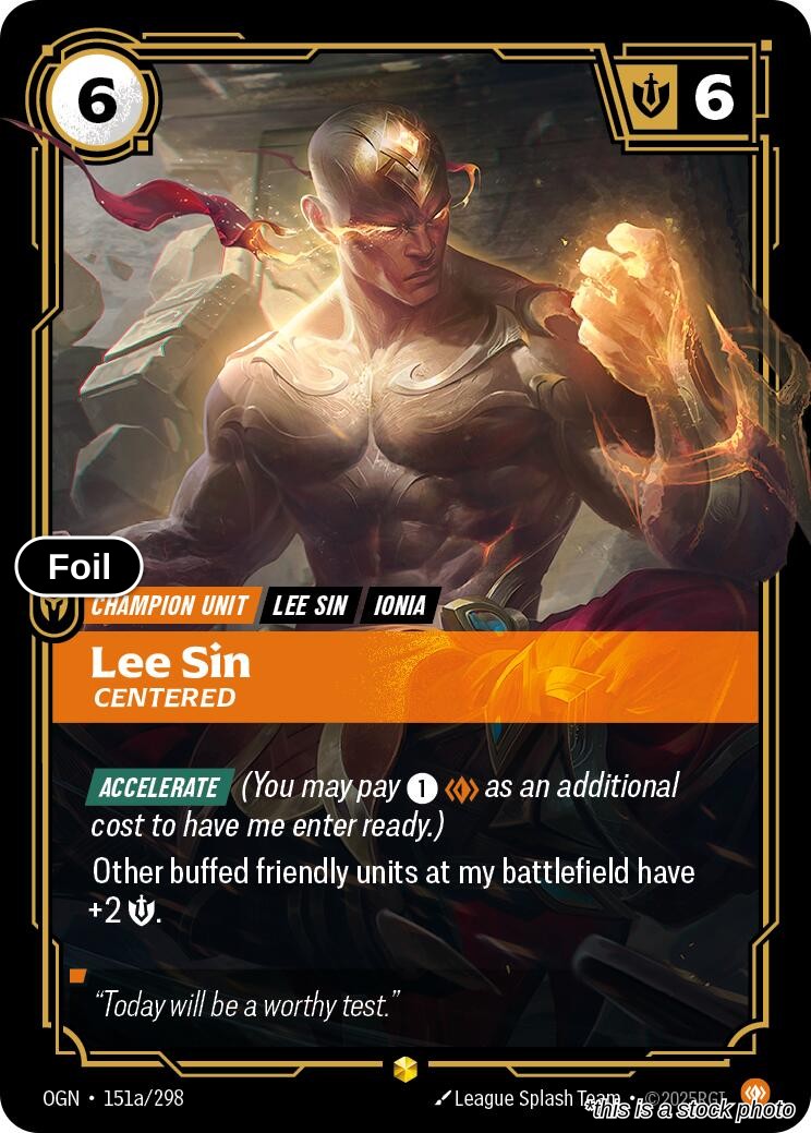 Lee Sin, Centered (Alternate Art)