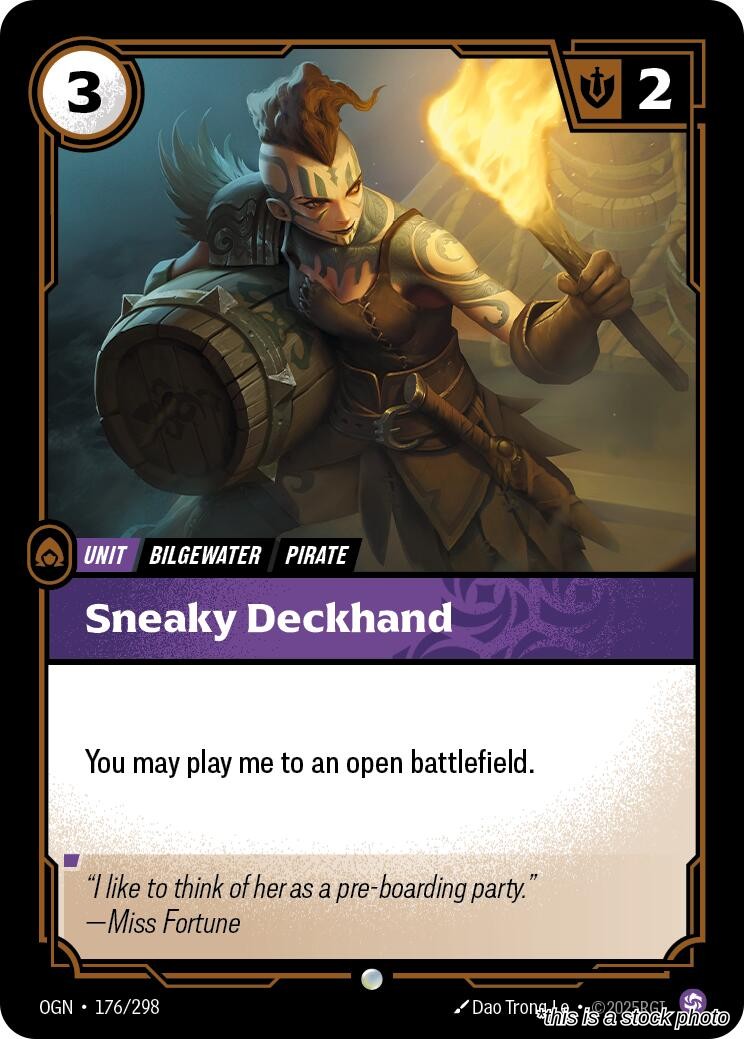 Sneaky Deckhand