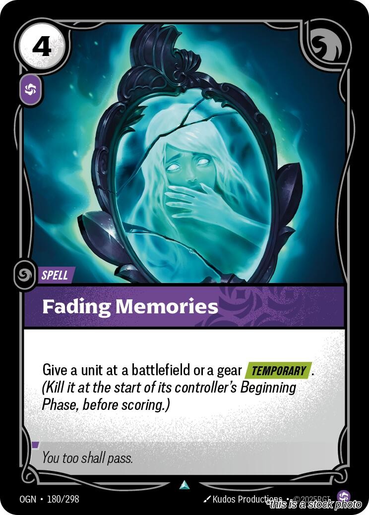 Fading Memories