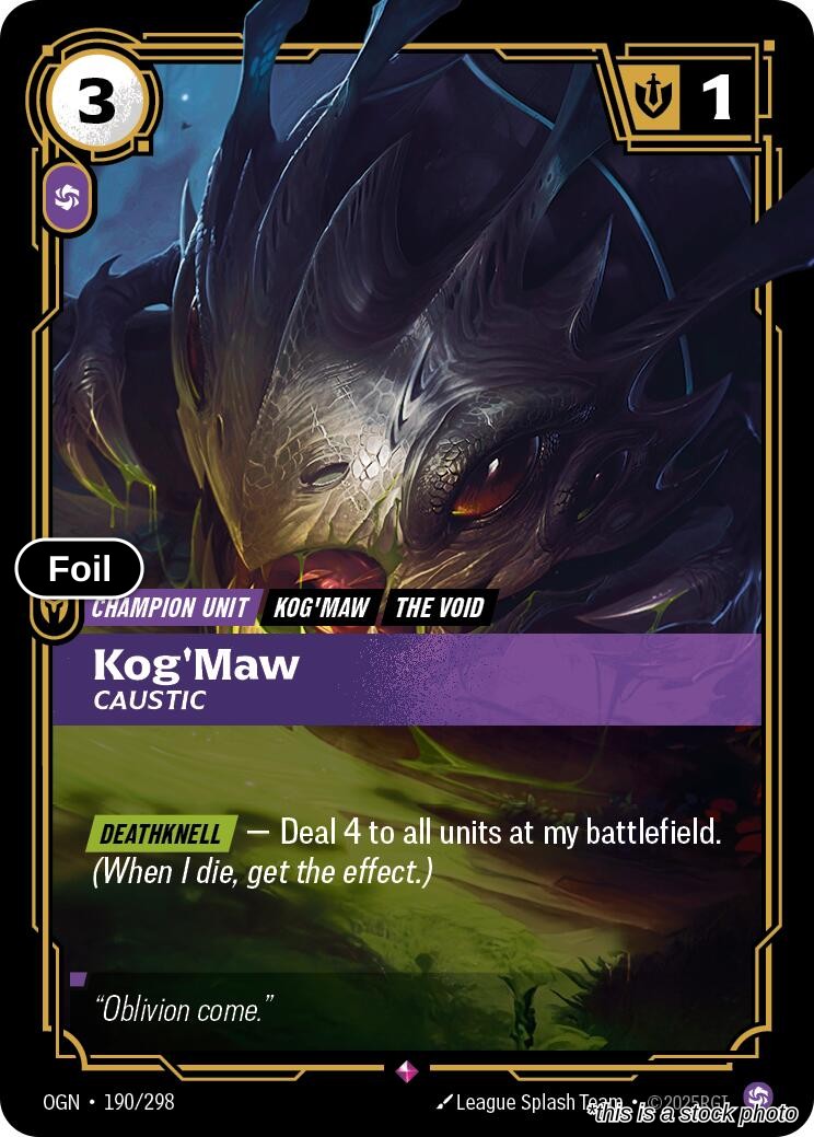 Kog'Maw, Caustic
