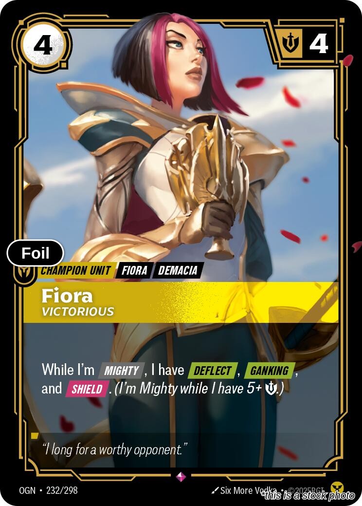 Fiora, Victorious
