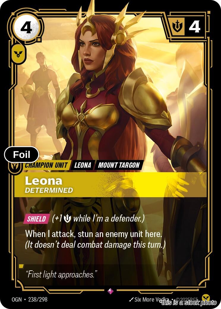 Leona, Determined