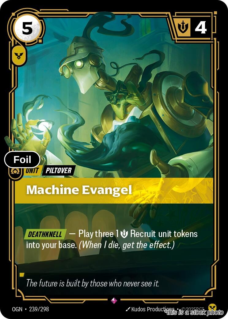 Machine Evangel