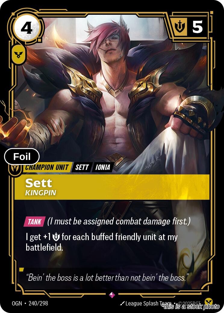 Sett, Kingpin