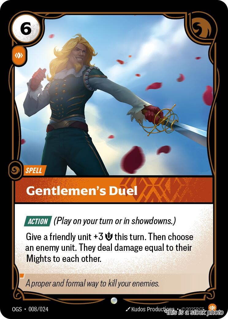 Gentlemen's Duel