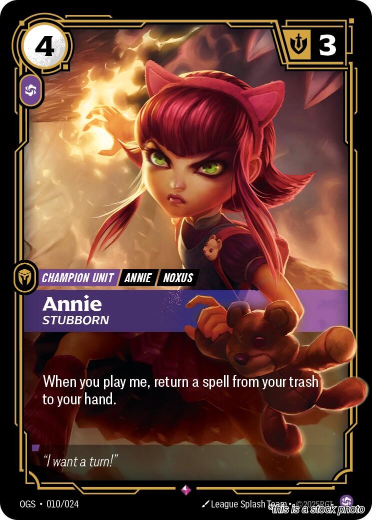 Annie, Stubborn