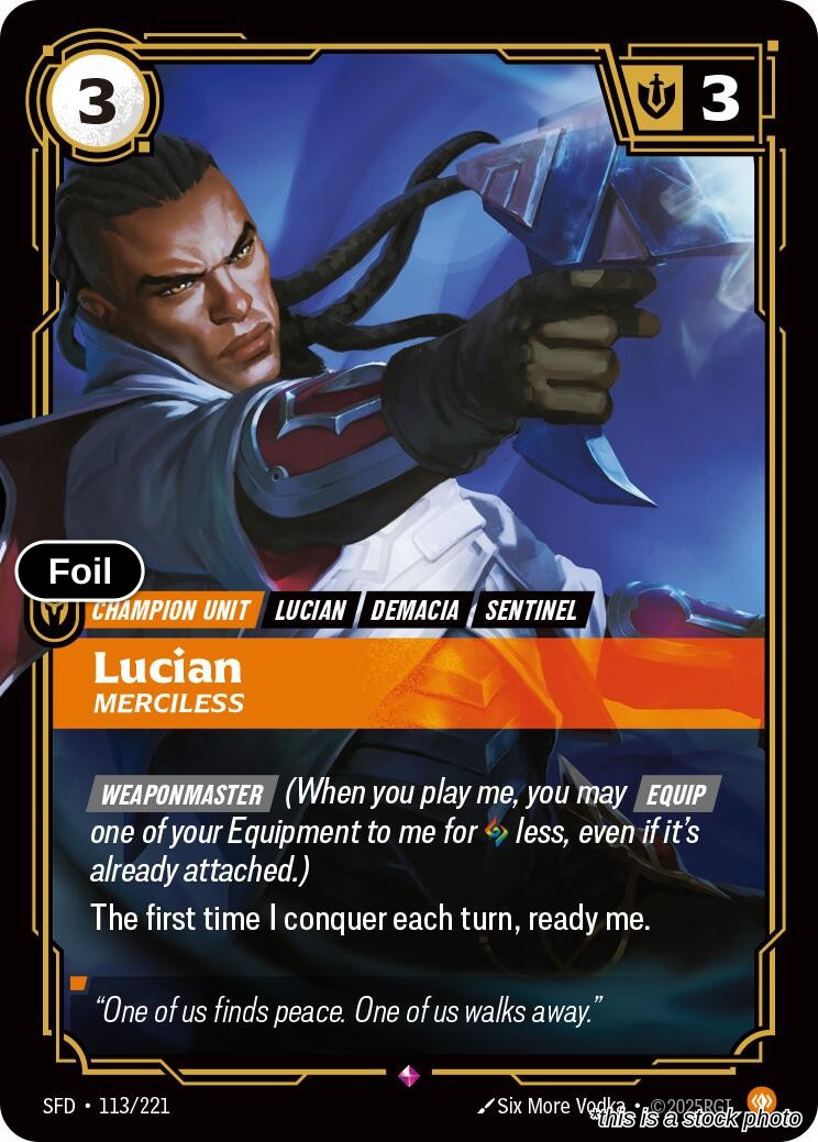 Lucian, Merciless