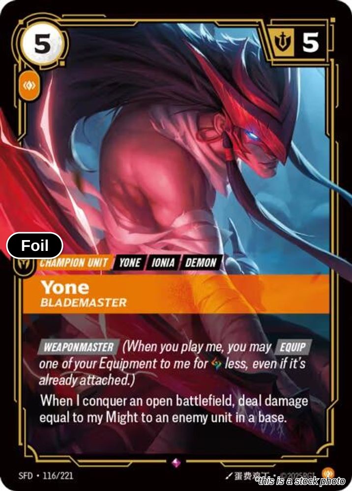 Yone, Blademaster