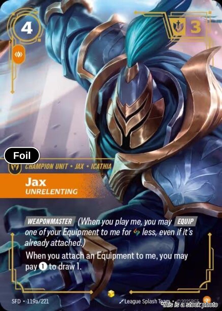 Jax, Unrelenting (Alternate Art)
