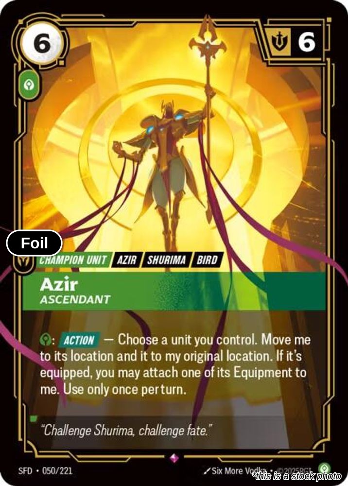 Azir, Ascendant