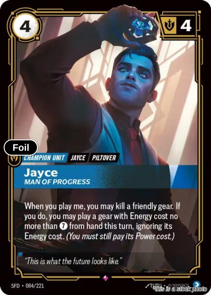 Jayce, Man of Progress