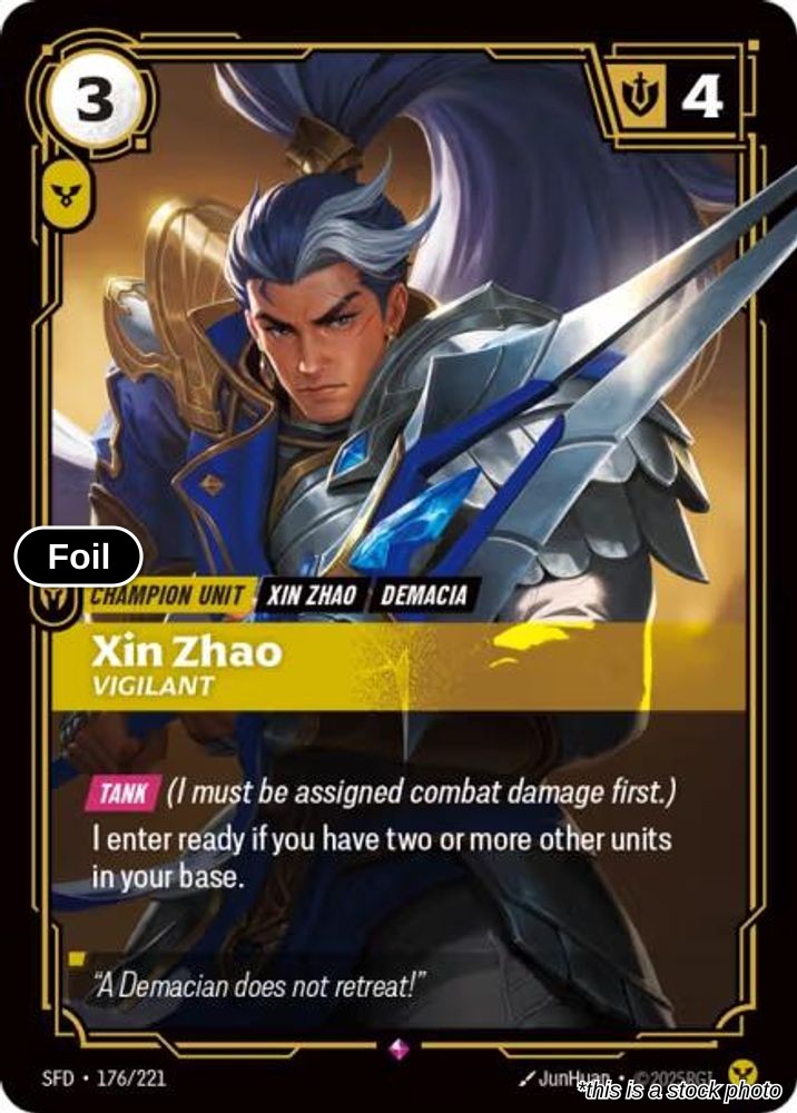 Xin Zhao, Vigilant