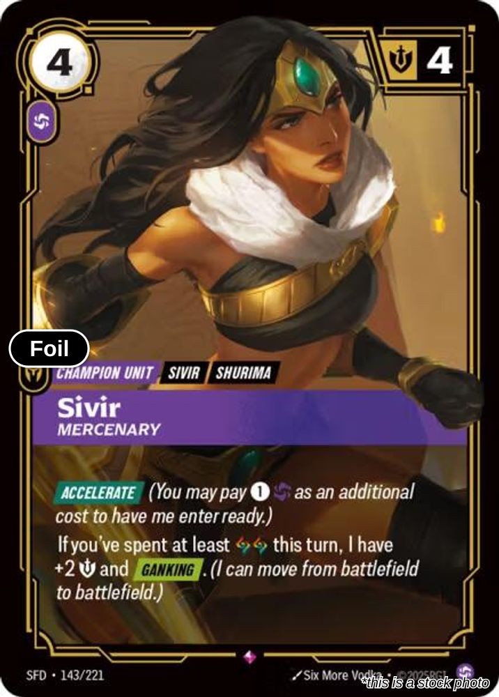 Sivir, Mercenary