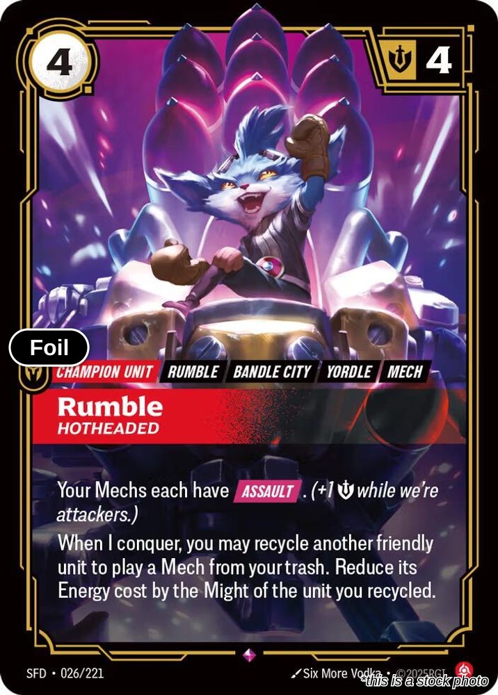 Rumble, Hotheaded