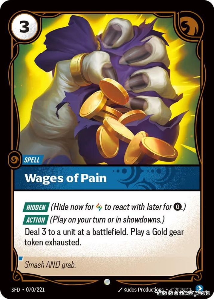 Wages of Pain