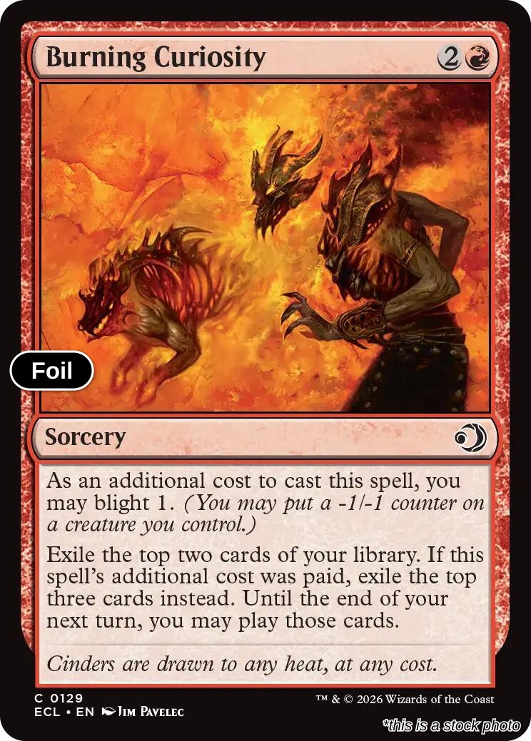 Burning Curiosity