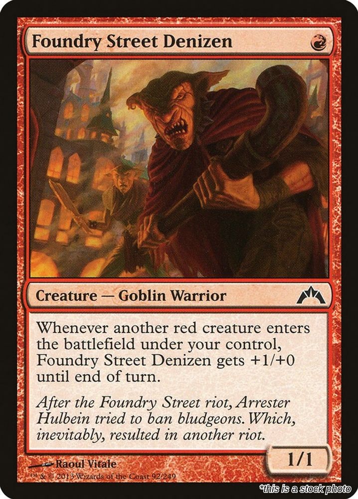 Foundry Street Denizen