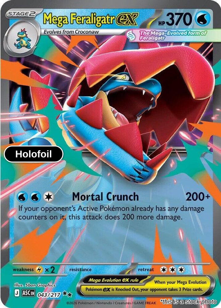 Mega Feraligatr ex - 043/217