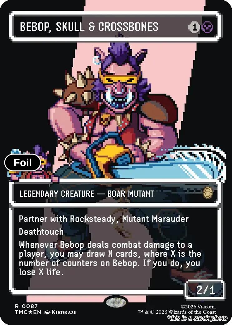 Bebop, Skull & Crossbones (Borderless) (Surge Foil)