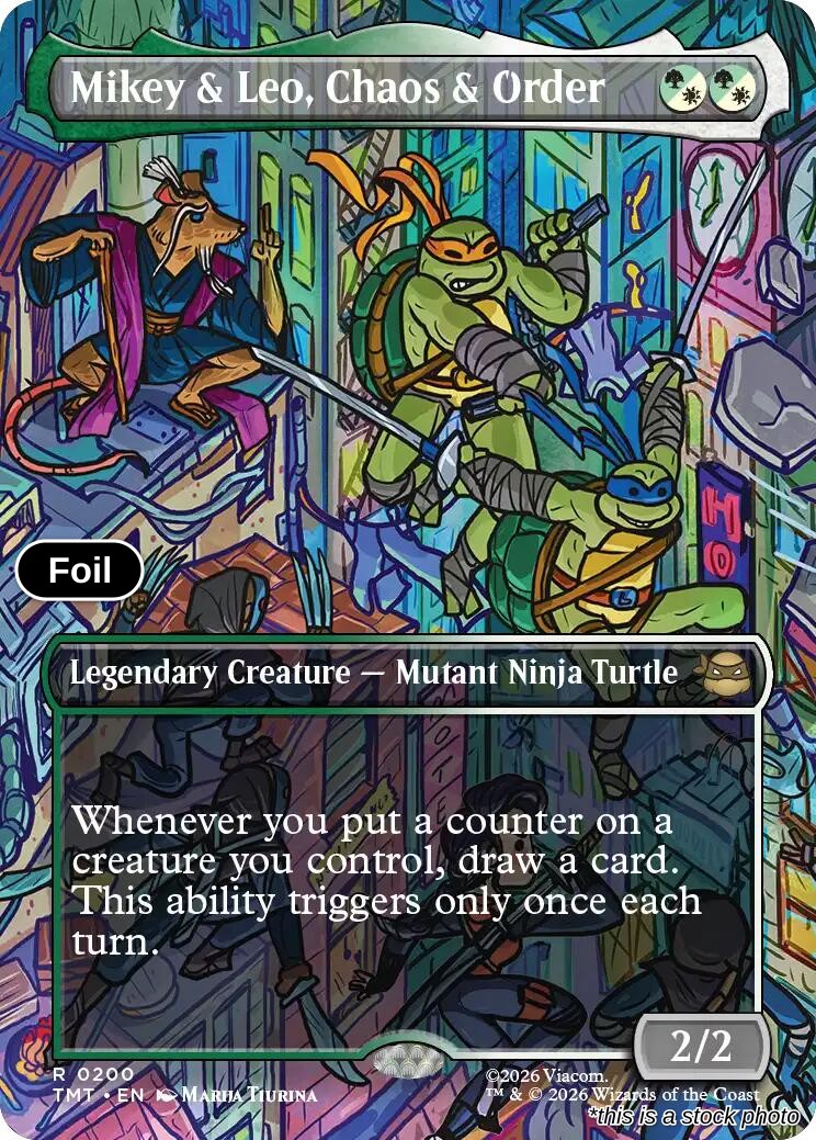 Mikey & Leo, Chaos & Order (Borderless)