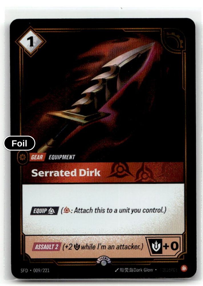 Serrated Dirk