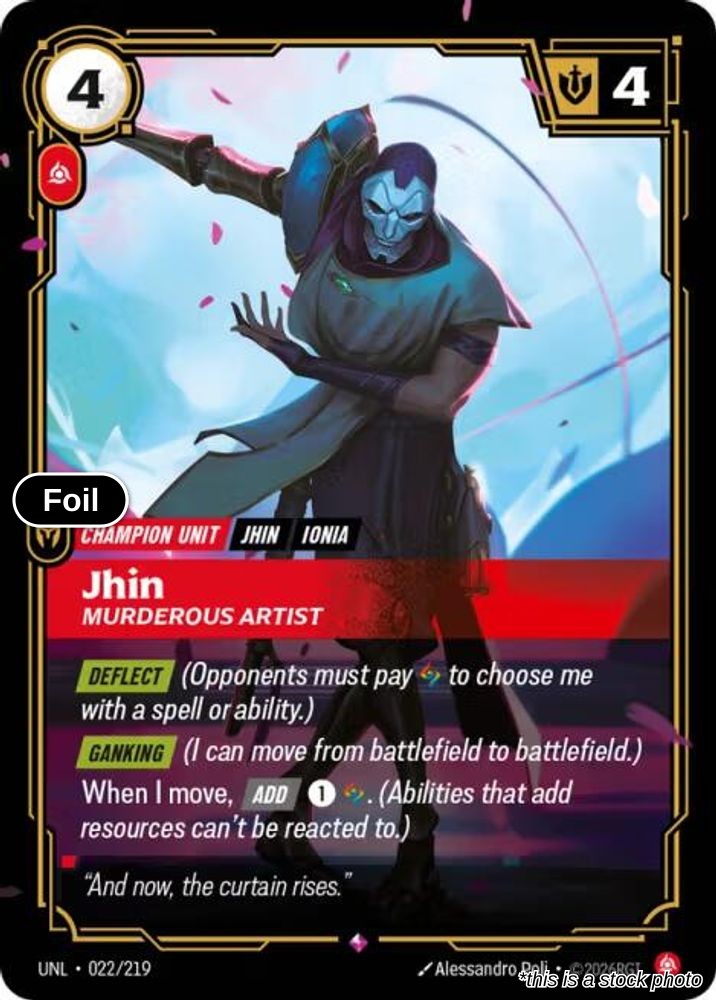 Jhin, Murderous Artist