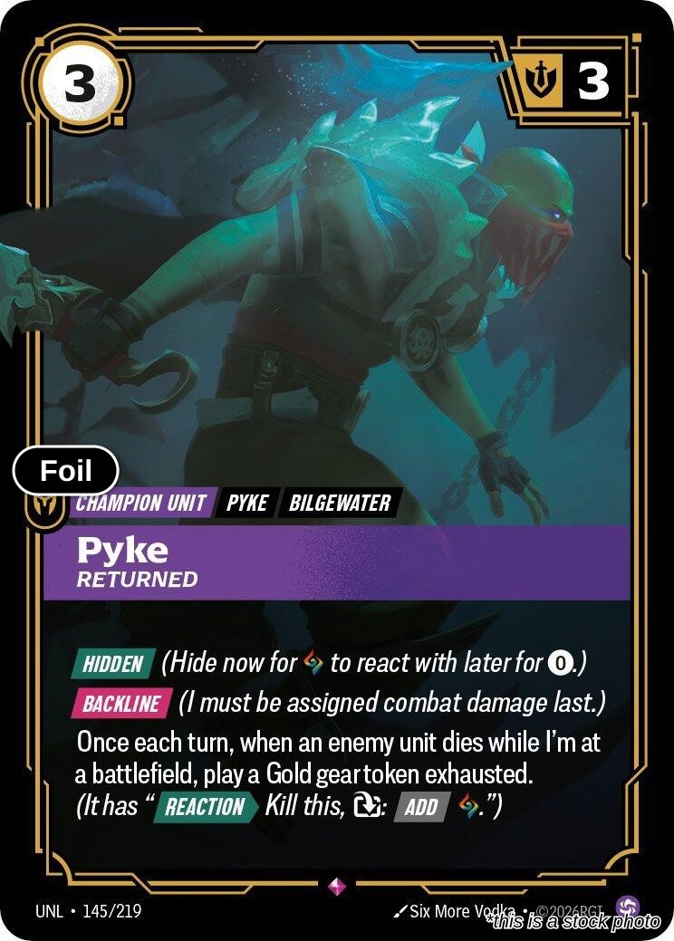 Pyke, Returned