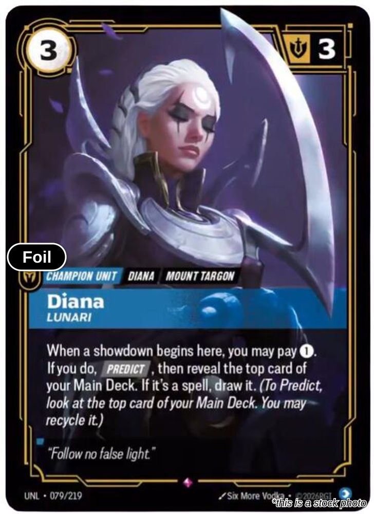 Diana, Lunari