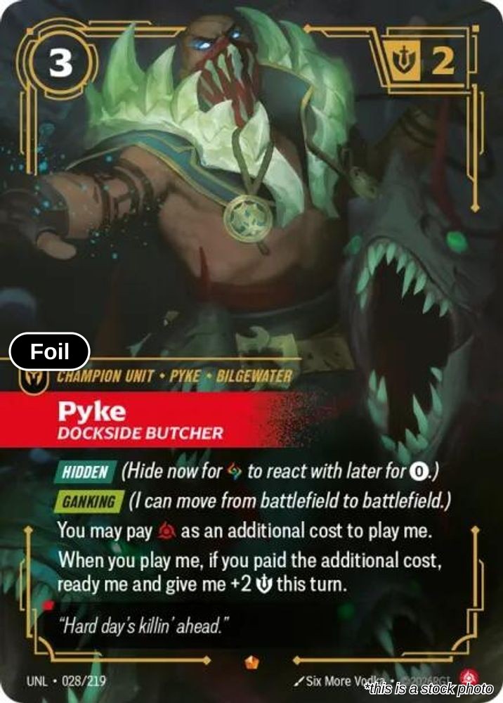 Pyke, Dockside Butcher