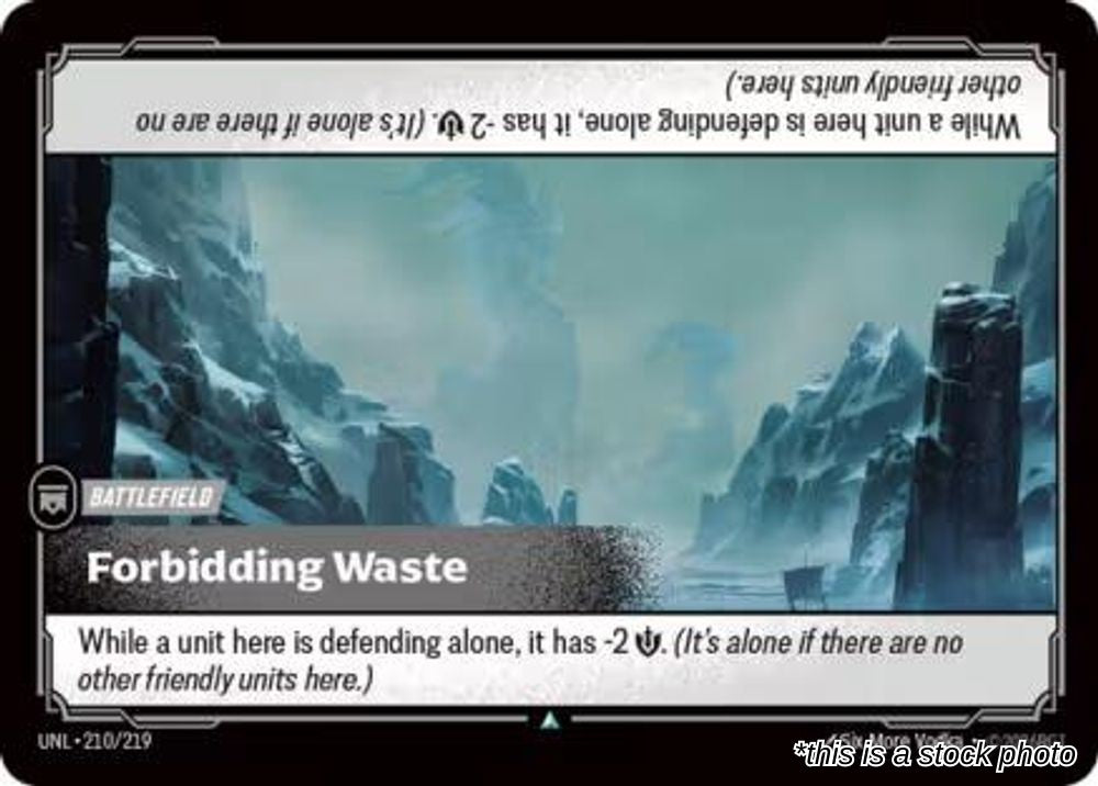 Forbidding Waste