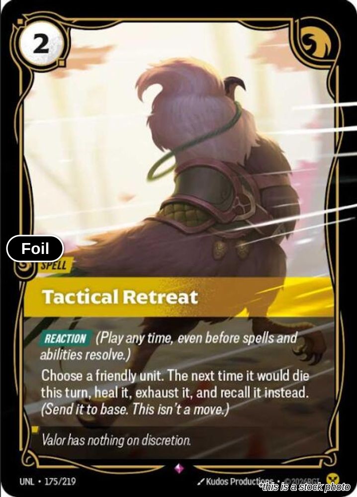 Tactical Retreat