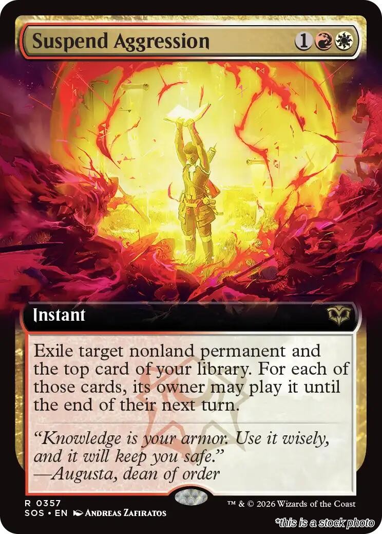 Suspend Aggression (Extended Art)