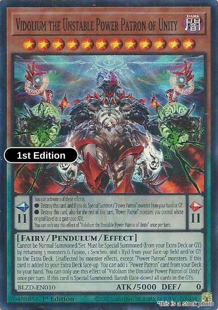 Vidolium the Unstable Power Patron of Unity