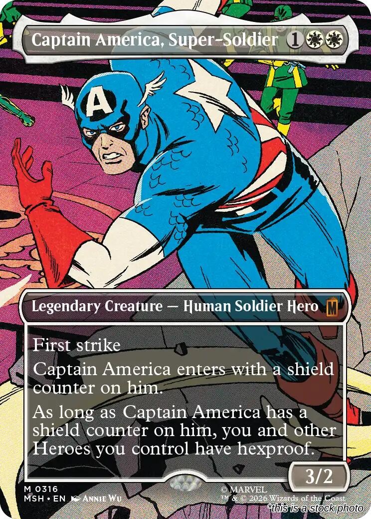 Captain America, Super-Soldier (Borderless) (0316)