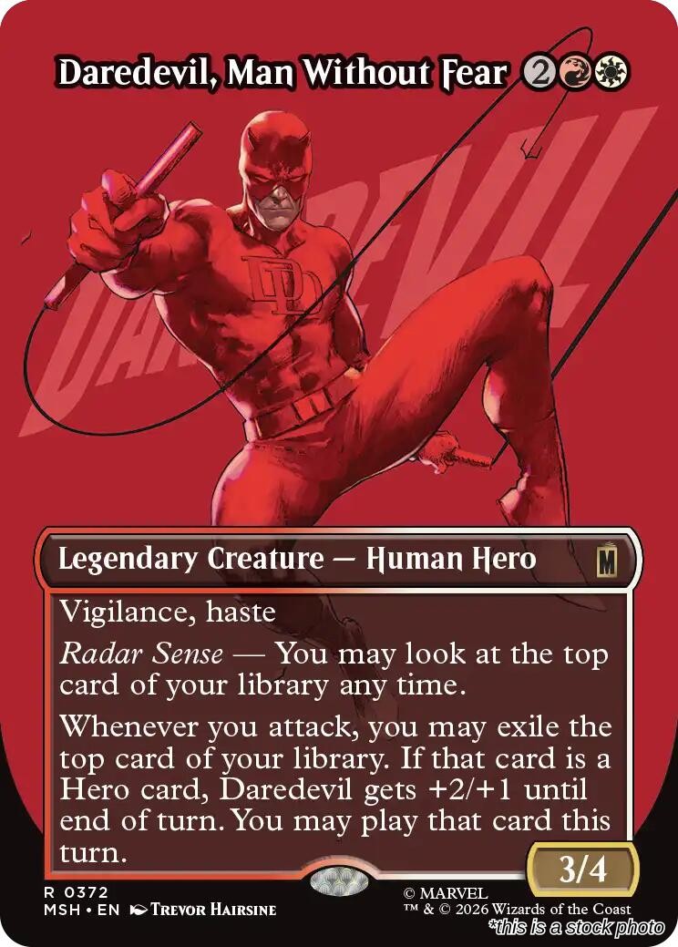 Daredevil, Man Without Fear (Borderless) (0372)