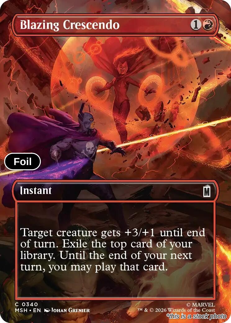 Blazing Crescendo (Borderless)