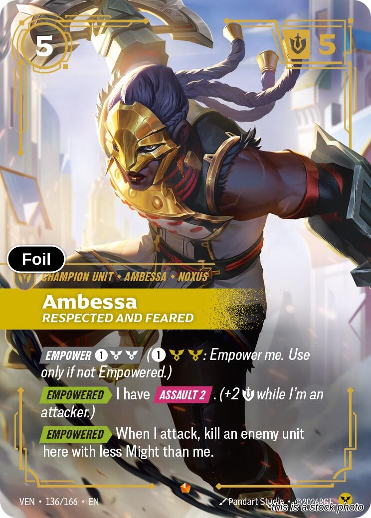 Ambessa, Respected and Feared