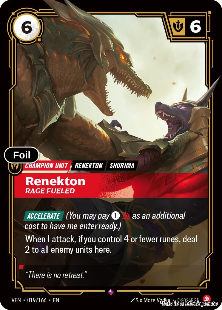 Renekton, Rage Fueled