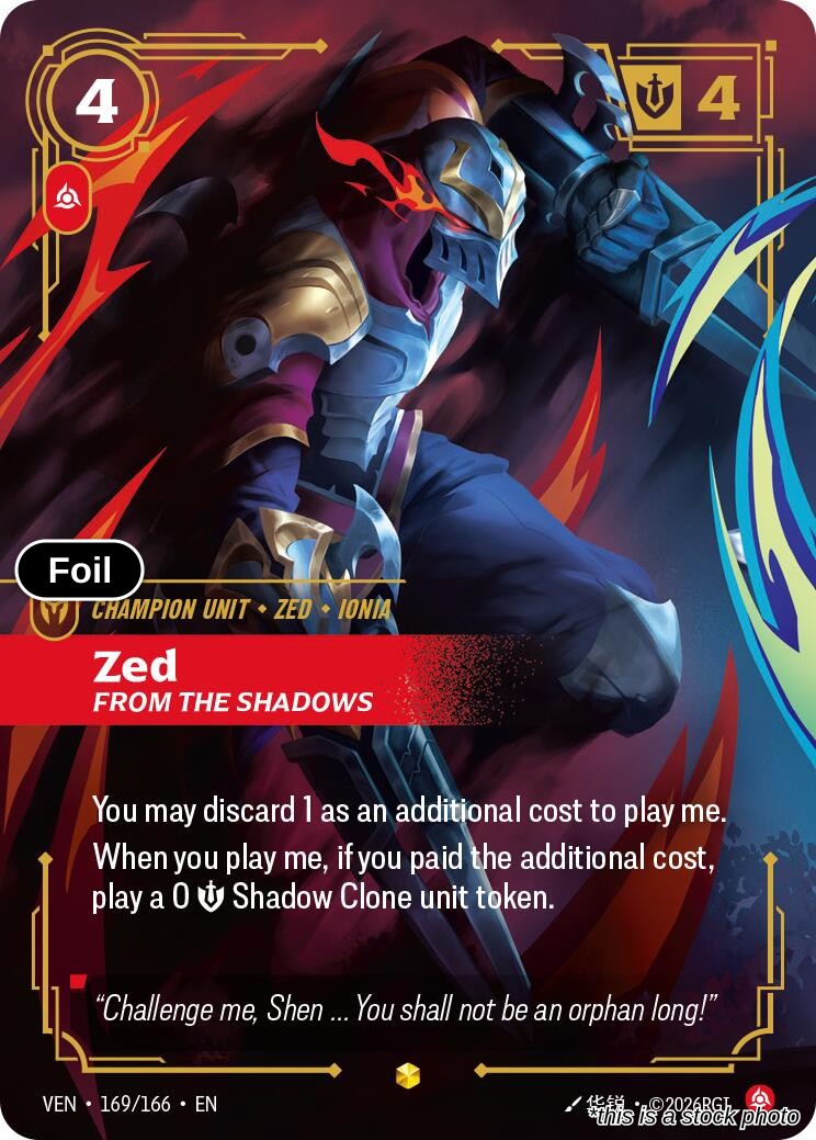 Zed, From the Shadows (Overnumbered)